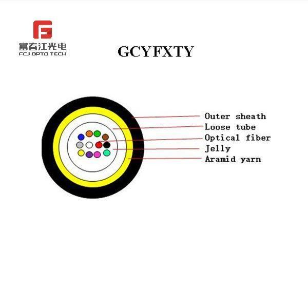 Gcyfxty 144 Core Micro Air Blown Fiber Optic Cable with Aramid Yarn
