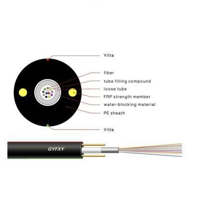 Gyfxy 2 to 48 Cores Outdoor Network Optical Fiber Cable