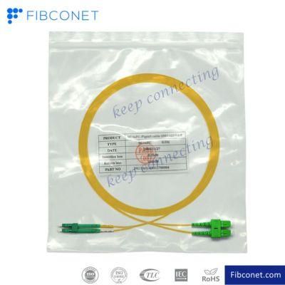 FTTH Single Mode 9/125 Duplex Sc/APC - LC/APC LSZH Fiber Optic Patch Cord