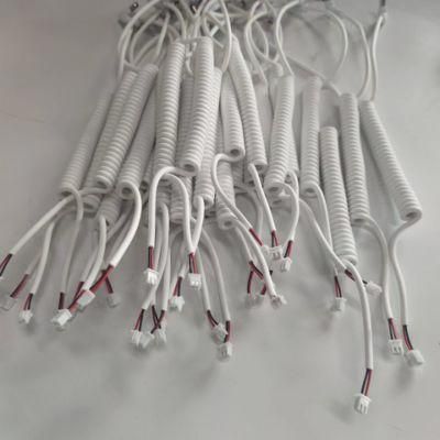 PUR Electrical Extension Cord Coiled Cables Spiral Cable with Connector