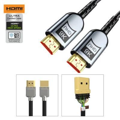 HDMI 2.1 Gold Plated Cable High Speed 48Gbps 8K@60Hz 4K@120Hz Ultra HD HDR HDMI 2.1 Cable 1M 2M 3M 10m 20m 30m