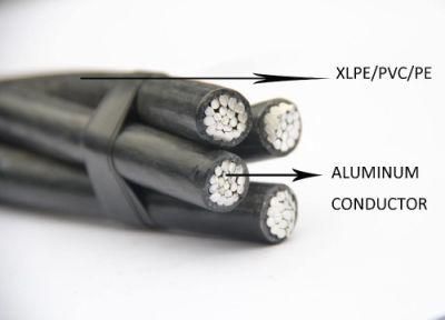 4c*25mm2 Quadruplex XLPE Insulated Aerial Bundled Cable ABC Cable