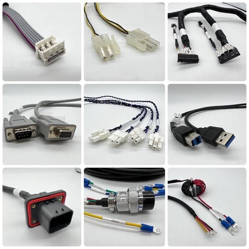 Customized Wire Harness OEM Flat Cable Assembly with Molex Vh Zh Jst Connectors