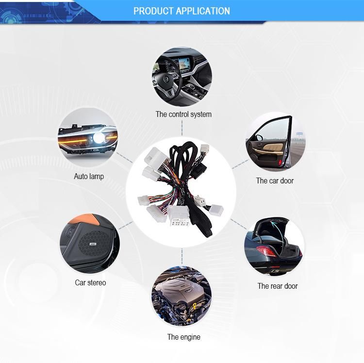 Manufacturer OEM ODM Customize Automotive Wire Power Audio Video Wiring Harness