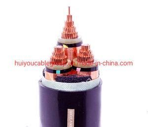 3 Core Underground Power Cable XLPE and PVC Sta Mv Power Cable