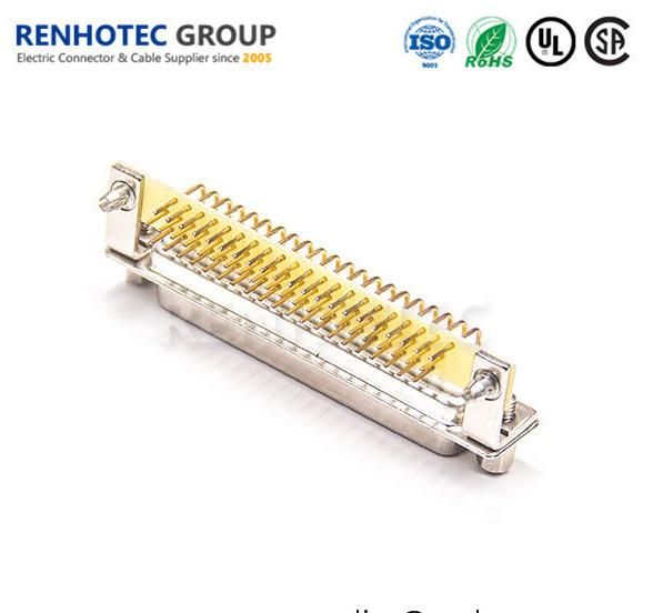 90 Degree Female 62 Pin D Sub Connector Manufacturers