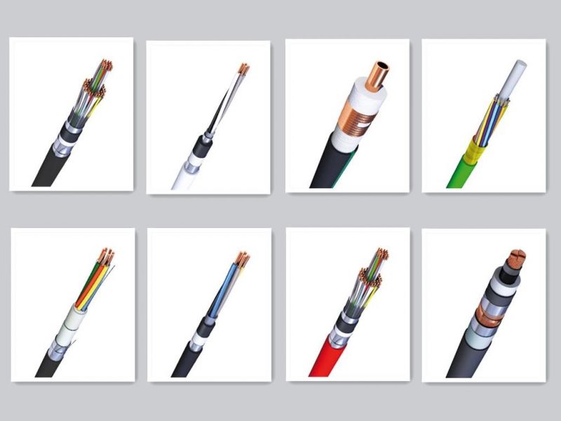 PVC H05vvf Polyethylene Insulating Layer Aluminum Sheath Double Steel Tape Armor PE Transponder Data Transmission Signal Cable
