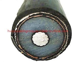 Cross Linked Polyethylene Insulated Black Jacket Sheath Mv Power Cable