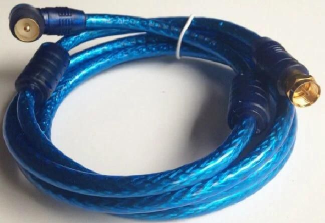 TV Cable Antenna Cable 9.5 TV Male to F Male Plug