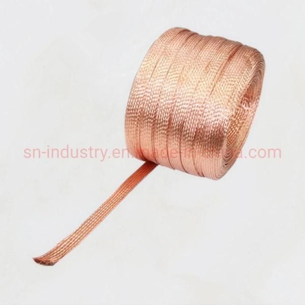 Tinned Flat Braided Copper Wire for Carbon Brush Producing Brush Wire