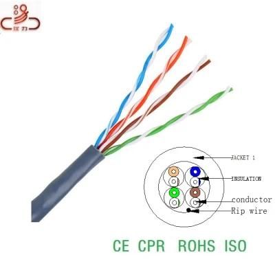 UTP Cat 5e Network Cable for Data Transition, Double Jackets Outdoor