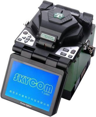 Skycom Telecommunication Equipment Arc Fusion Splicer T-208h FTTX Splicing Machine