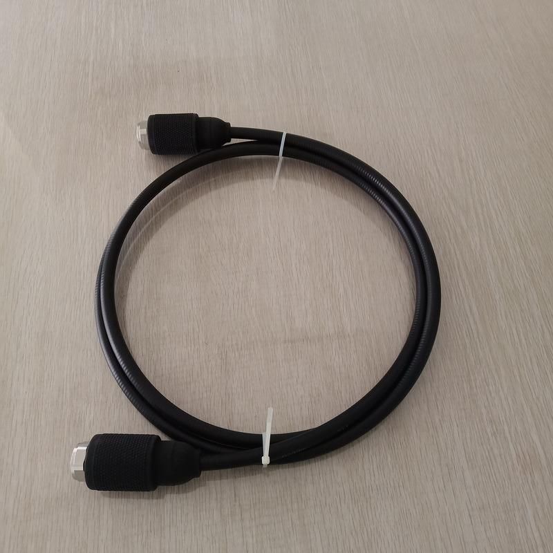 3000mm 1/2"Superflexible Weatherproof Cable Jumper Assembly with 7/16 DIN Male to 7/16 DIN Male Connectors (Including rubber boots)