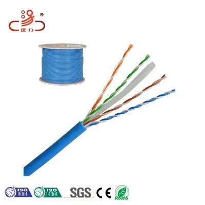 23AWG Copper 4 Pair 250MHz Pass UTP CAT6 LAN Cable