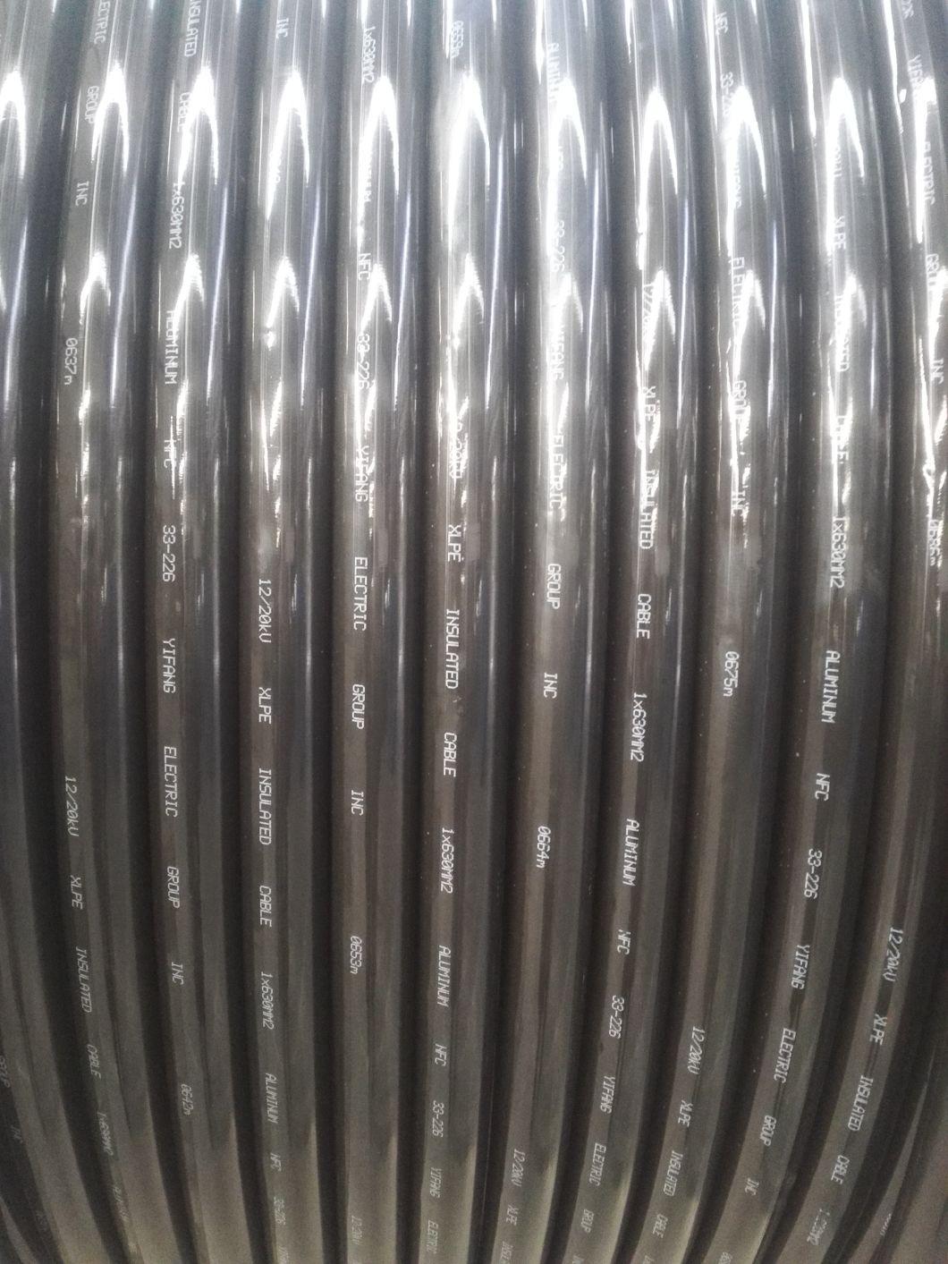 18/30/36kv NFC 33 226 1X50 mm2 Alu Cis Cable Hn33s26 Hta Torsade Cable