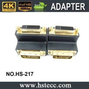 High Definition Gold Plated 90 Degree DVI Adapter for PS3