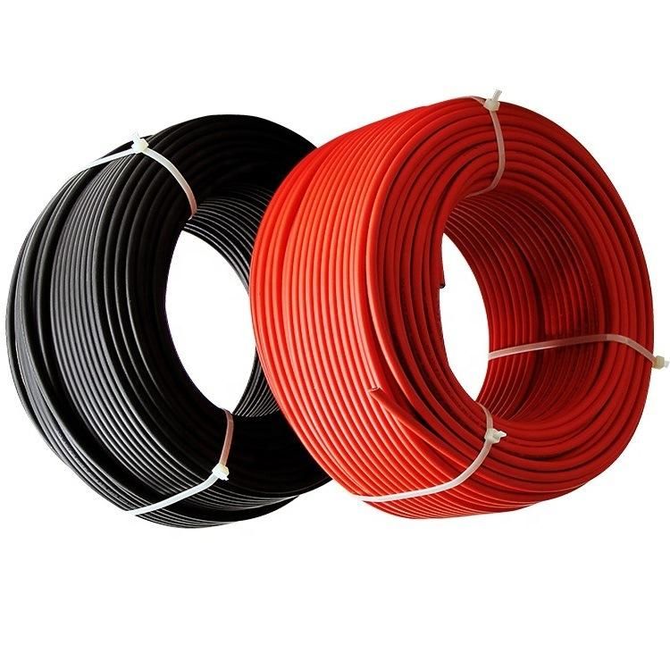 Tinned Copper Conductor 6mm Red and Black Solar Cable