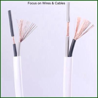2 Core 1.0mm 1.5mm PVC Copper Cable Electrical Flat Wire Cable