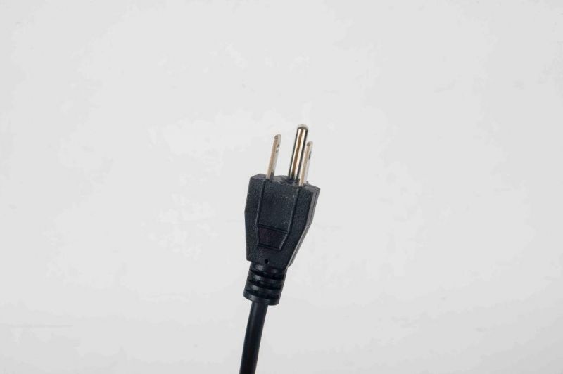 3 Lead Us Plug Cable with Loose End for Machine Use