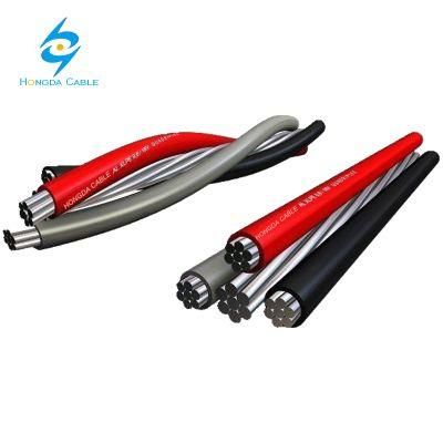 Cabo Quad Multiplexado Aluminio 0.6/1 Kv Cable 3X1X70+70 mm2