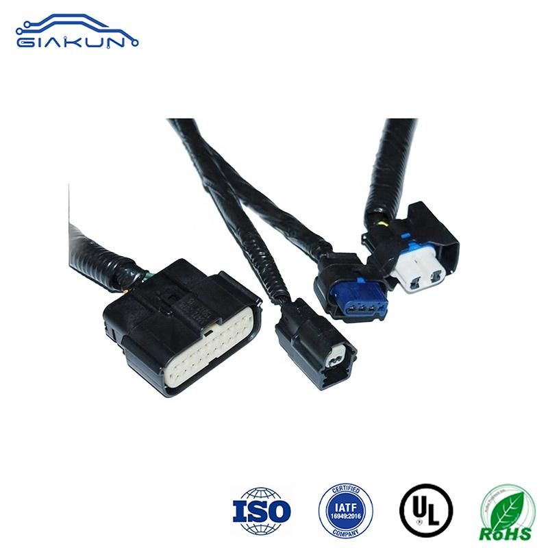 Giakun China Automotive Harness Supplier Signal Wiring Harness Custom 12V Horn Electronic Wiring Cable Wire Harness for Automotive