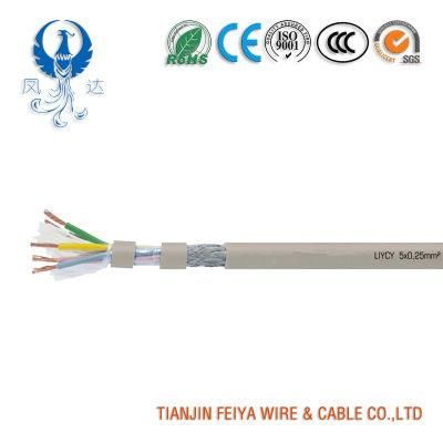 Copper Wire Liycy Electronic Flexible Cable PVC Insulated and Sheathed with Cu Braid Electronic Control Cable Railway Signal Cable