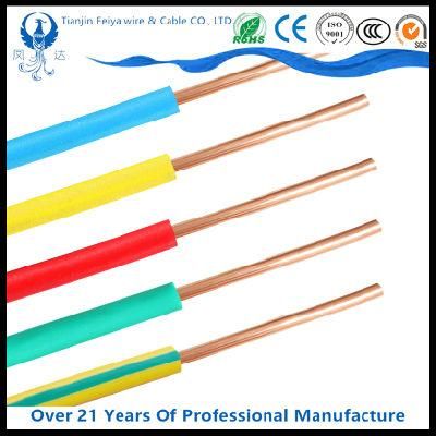 Hot Sales 0.5mm 0.75mm 1mm 1.5mm 2.5mm 4mm 6mm 10mm Single Core Copper PVC / FEP / XLPE / Silicone Household Wire Electrical Cable and Wire