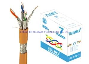 SFTP/FTP/Sf/FTP Cat7 Solid Bare Copper 4p 23 AWG LAN Cable UL/ETL//CE/ RoHS/ISO Approved Network Cable PVC LSZH Jacket Structured Cabling System