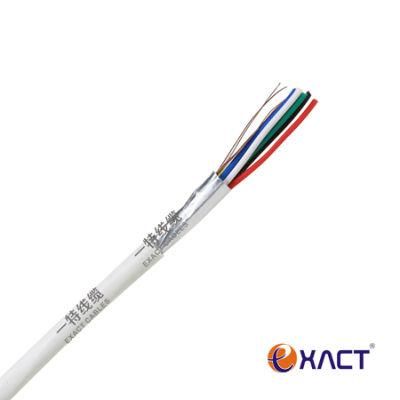 6x0.22mm2 Shielded Stranded BC Bare Copper conductor LSF Insulation and Jacket CPR Eca Alarm Cable