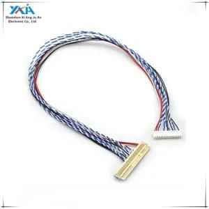 Custom Df20-20p to Df14-20p Lvds Cable Assembly for LCD Panel