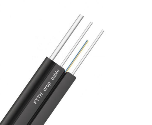 Factory Price Indoor 2 Core Fibre Optic Network FTTH Drop Cable G657A 4 Wire Fiber Cable