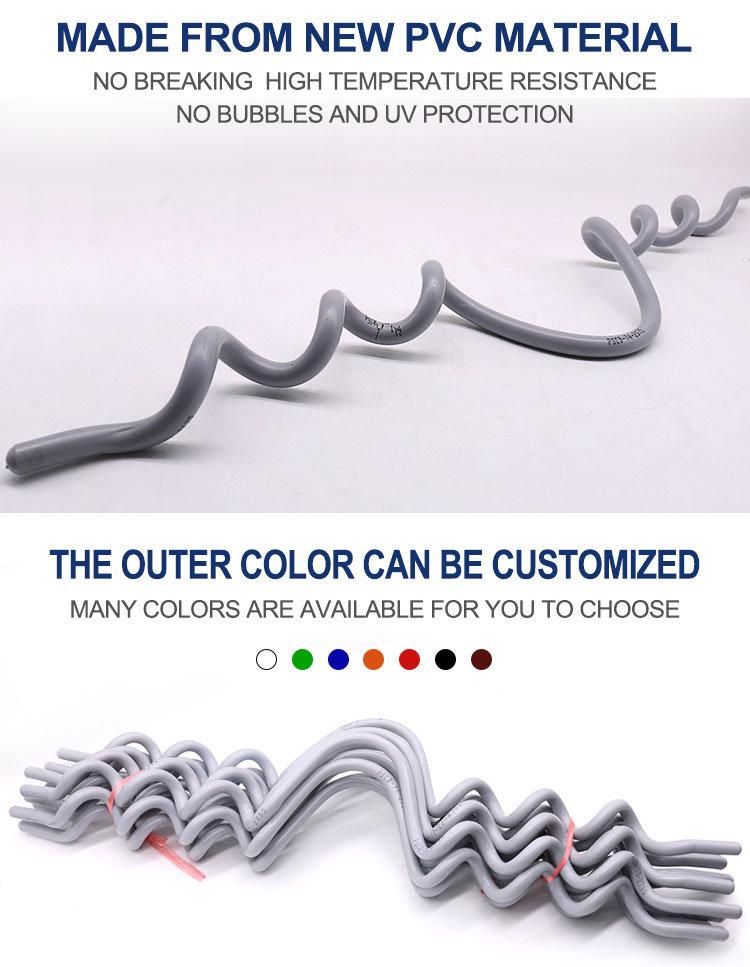 Top Quality Black PVC Single Side Tie for Conductor