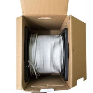 LAN Cable Unshielded 6 PVC Sheath LSZH Insulation Bc CCA Cu DC Wire 305m