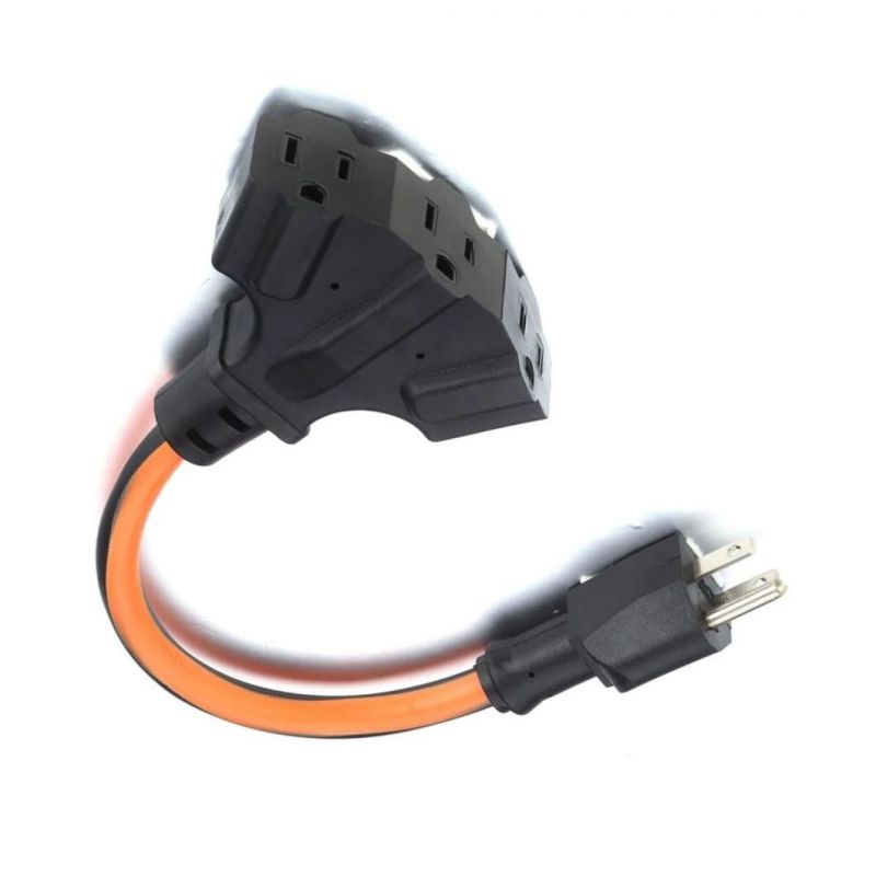 UL Approved 3 Pins Power Extension Cord