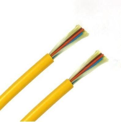 GJFJV Turquoise Sheath 2 4 6 8 12core Multimode 0m3-150 Tight Buffered Indoor Fiber Optic Cable