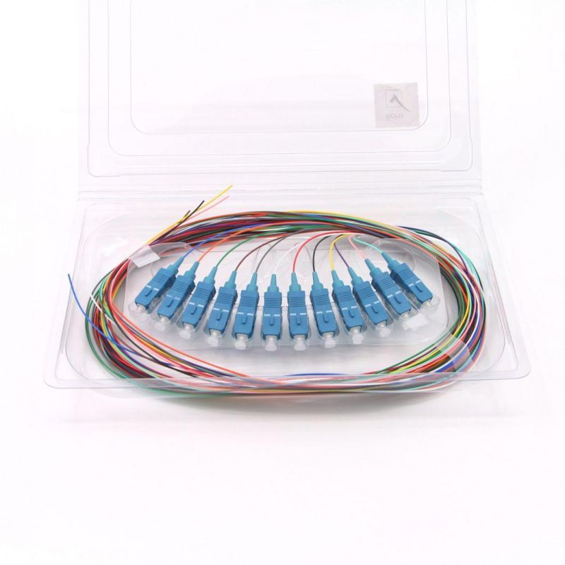 Sc 12 Colors Fiber Optic Pigtail Cable