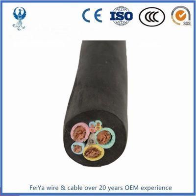 Epr Insulation CPE Sheath Flexible Rubber Cable H05rr-F 2g 3G 0.75mm-1.5mm SAA Standard