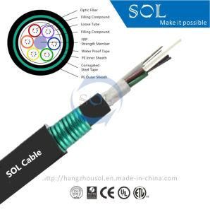 Outdoor Direct Burial GYFTY53 Optical Fiber Cable for Communication