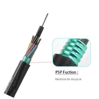 72/96/126 Core Armoured Duct High Quality Optical Fiber Cable GYTS
