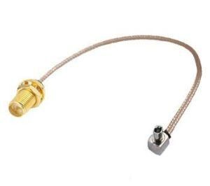 RP SMA Female to CRC9 Connector Rg178 Pigtail Cable Assembly