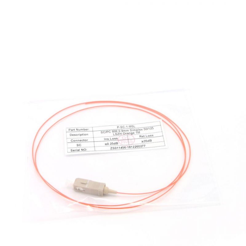 Sc Om3-300 Fiber Optic Pigtail Cable