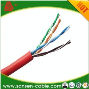 LSZH UTP Network Cat 5e 0.52mm 24AWG Bc Twisted-Pair Network Cable