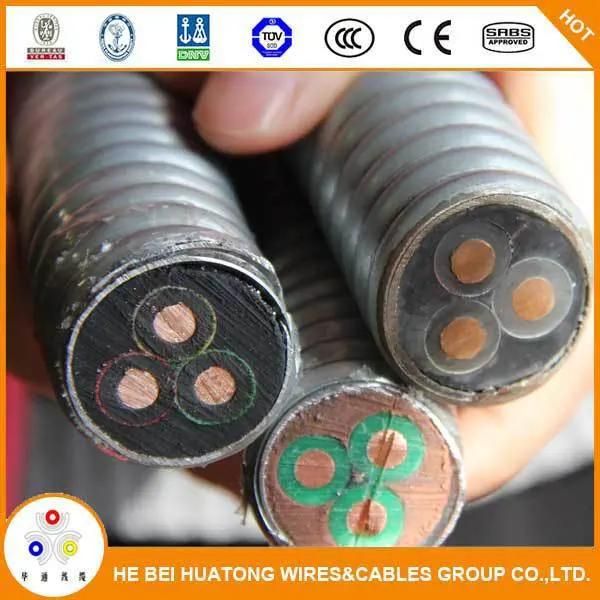 Esp Cable for Oil Well Submersible Pump, Deep Well 3*10mm2 Flat Submersible Oil Pump Cable