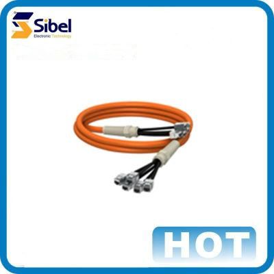 OEM New Energy PV Solar Inverter Cable Solar DC Stora Battery Inverter Cable Wire Harness with Terminal Lugs