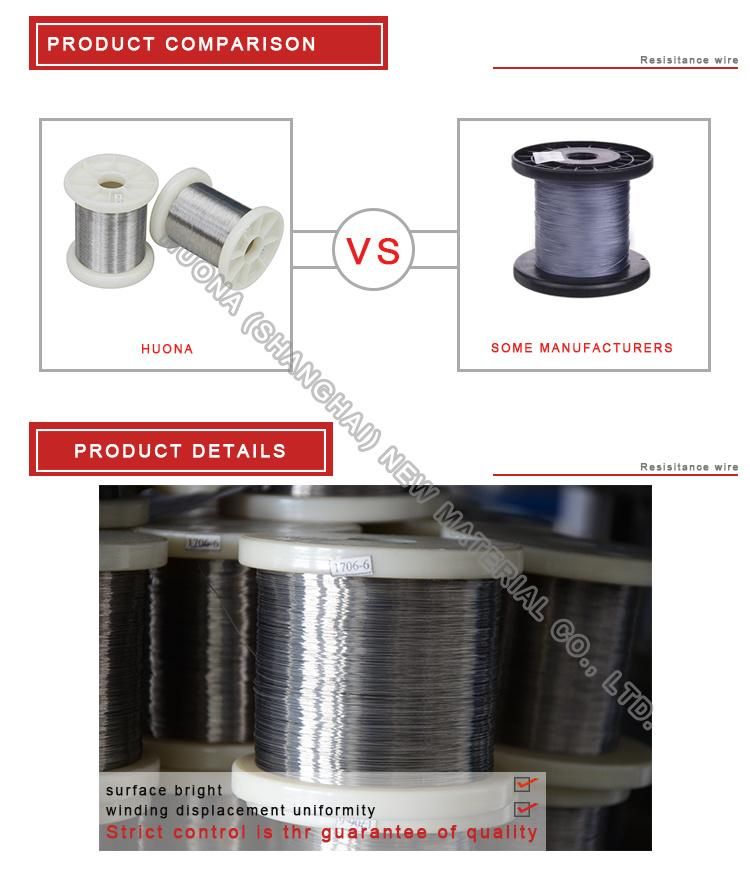 High-Quality Enamelled Constantan Wire Copper-Nickel CuNi6/CuNi40 Alloy Wire