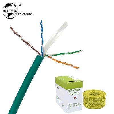Chinese Factory Copper Conductor Wire 1000FT Per Roll Outdoor LAN Cable Cat 6A / Cat5e Cat 6 Network Cable