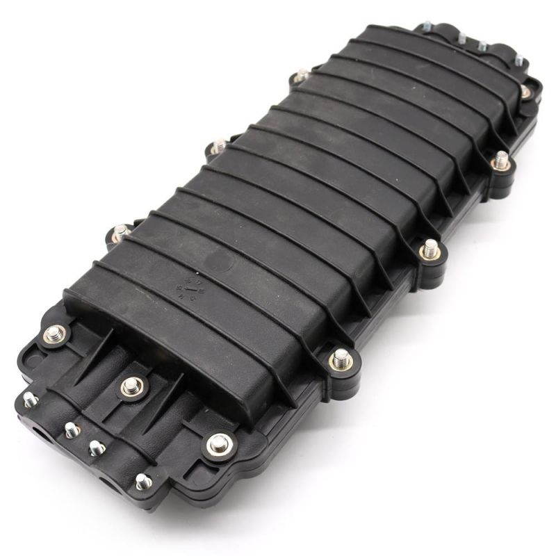 Horizontal Fiber Optic Closure with Fiber Splice Tray