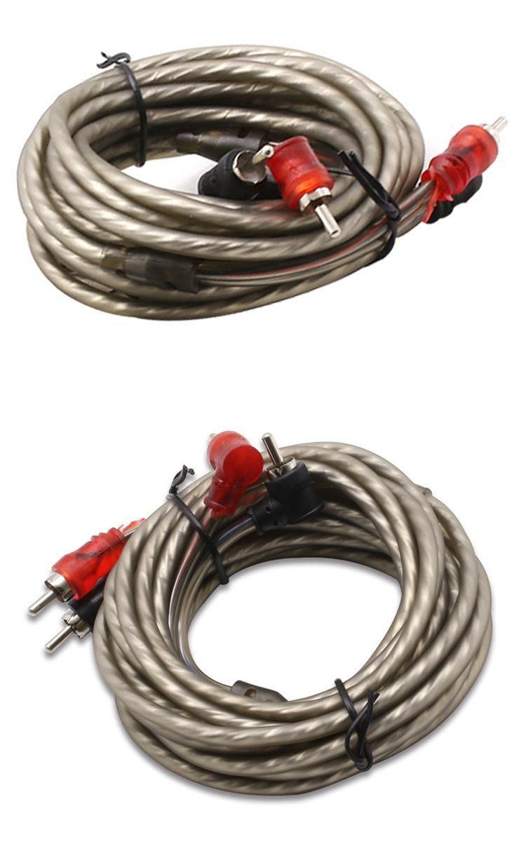 Professional High End RCA Cable Audio Cable Good Quality Car RCA Audio Video Cable