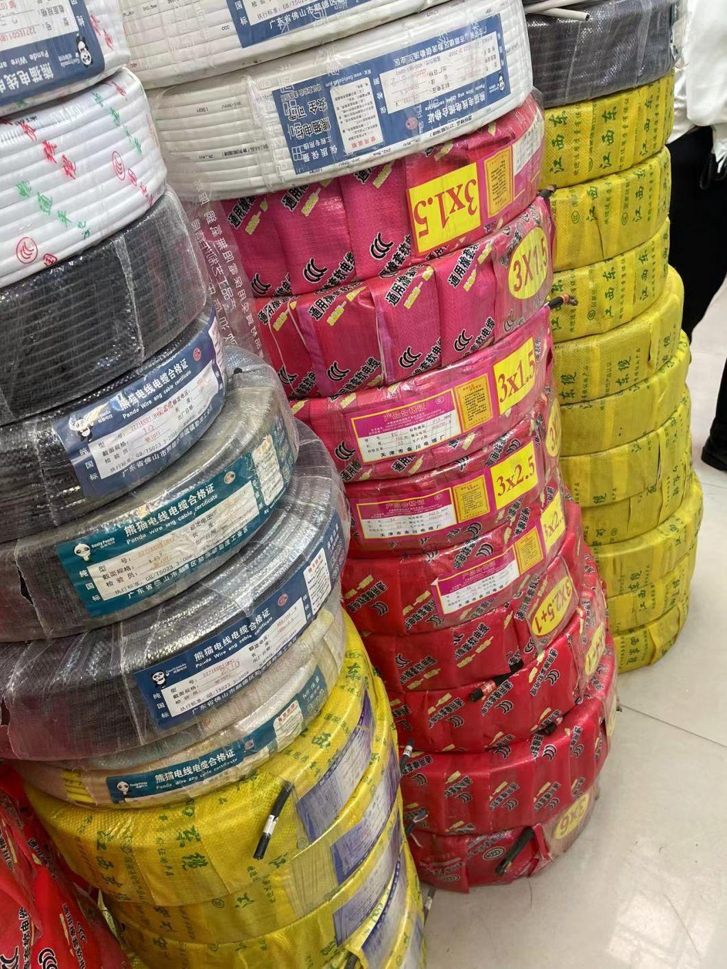 Discount Wire Household National Standard Sheathed Linesrvv2*0.75 Power Cord Pure Copper 2 Core Wire According to Roll
