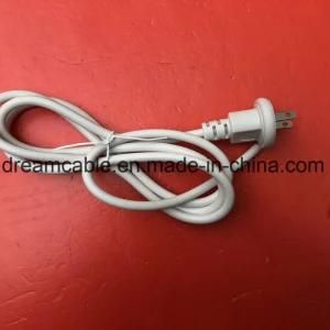 1.2m White Jp 2pin PSE Power Cord with Stripped